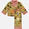 Karen Mabon Cat Café Swing Sleeve Cotton Pyjama Set - Image 1