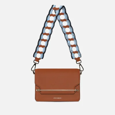 Strathberry East West Mini Crochet Strap leather Bag