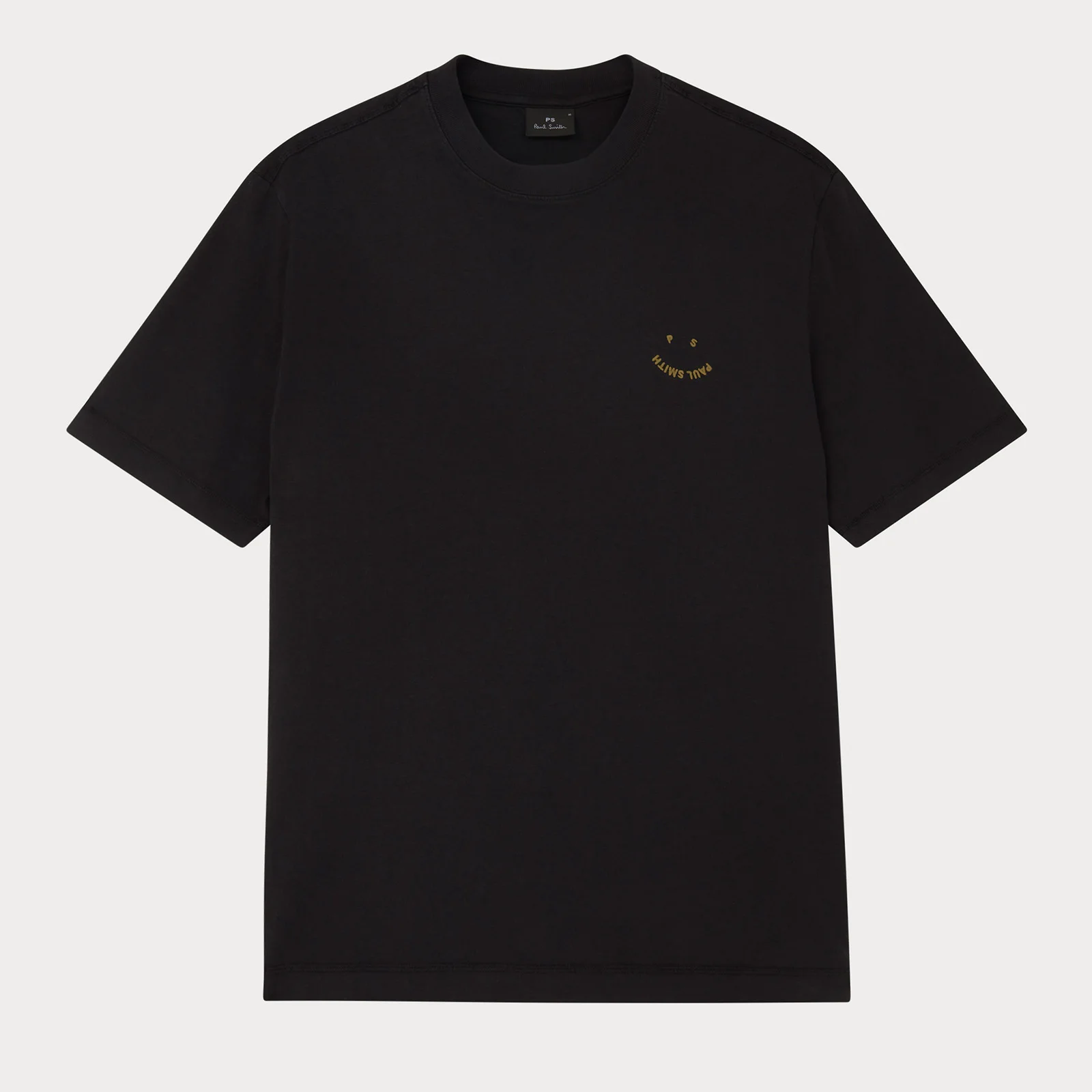 PS Paul Smith Happy Logo-Embroidery Cotton T-Shirt Image 1