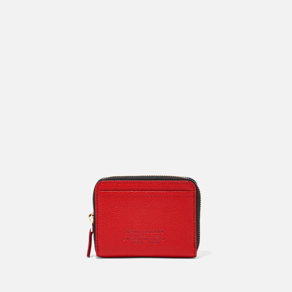 Marc Jacobs The Leather Zip Around Leather Wallet Image 1