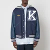 KENZO Sailor Wool and Faux Leather Varsity Jacket - Image 1