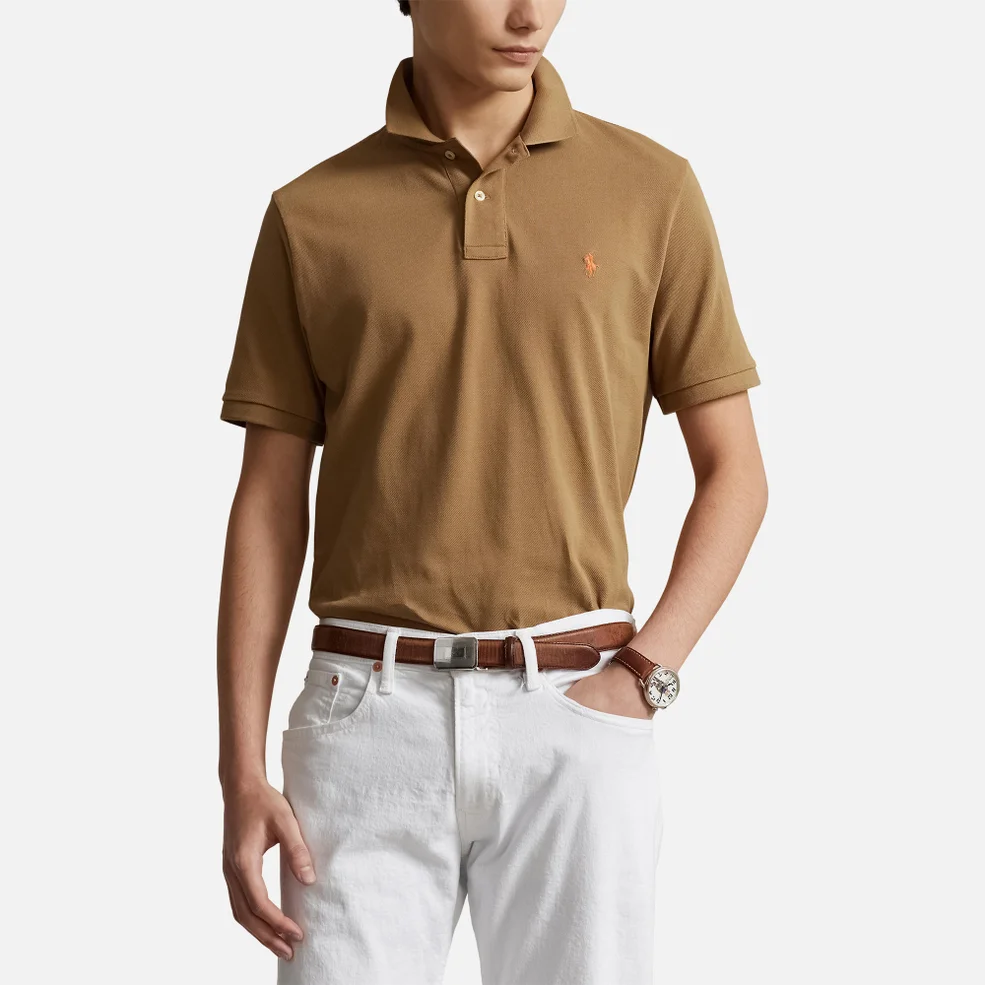 Polo Ralph Lauren Cotton-Piqué Polo Shirt Image 1