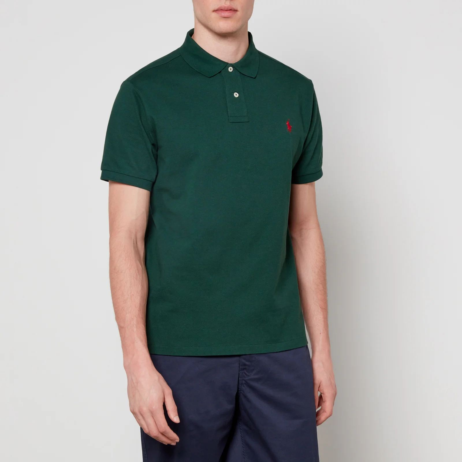 Polo Ralph Lauren Slim-Fit Cotton-Piqué Polo Shirt Image 1