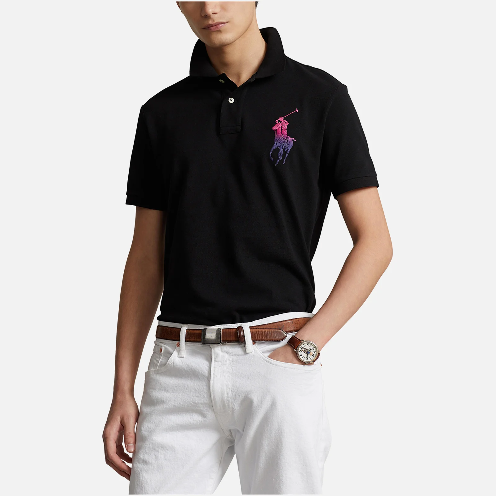 Polo Ralph Lauren Logo Cotton Polo Shirt Image 1