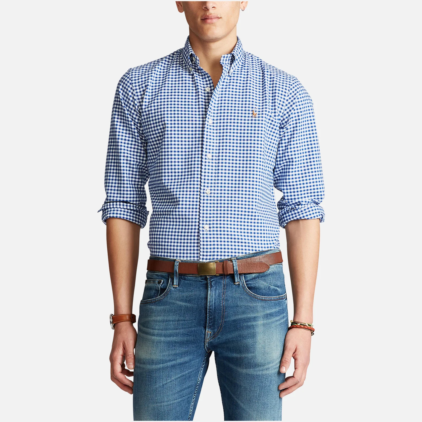 Polo Ralph Lauren Custom Slim-Fit Oxford Cotton Shirt Image 1