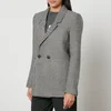 Anine Bing Fishbone Tweed Jacket - Image 1