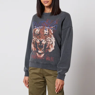 Anine Bing Tiger Organic Cotton-Jersey Sweatshirt