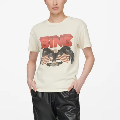 Anine Bing Vintage Bing Cotton-Jersey T-Shirt