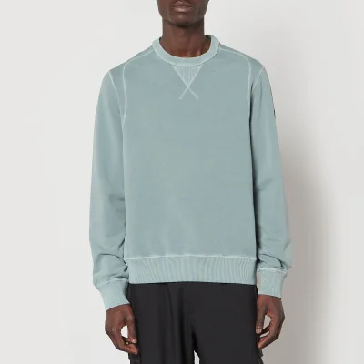 Belstaff Gibe Garment-Dyed Cotton-Blend Sweatshirt
