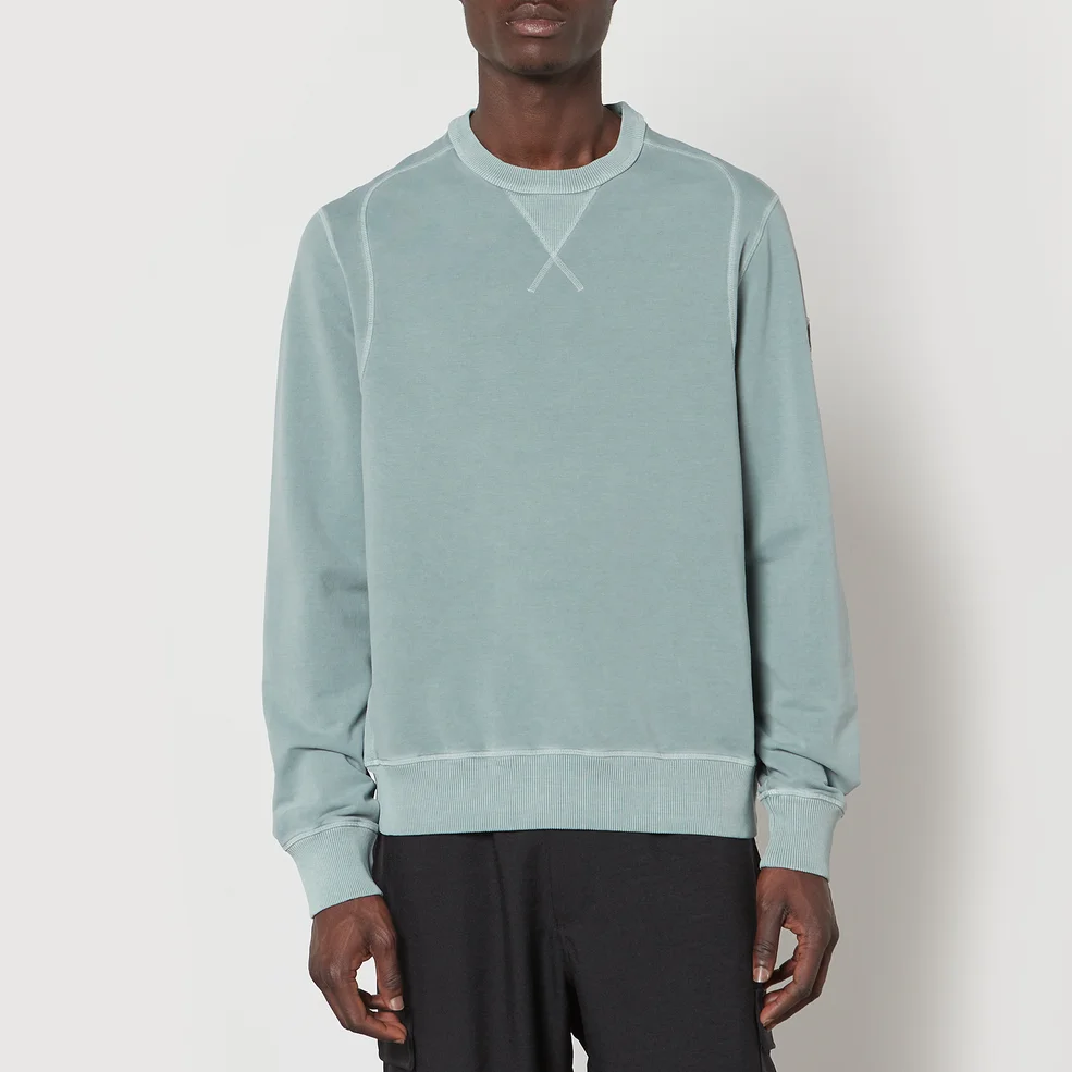 Belstaff Gibe Garment-Dyed Cotton-Blend Sweatshirt Image 1