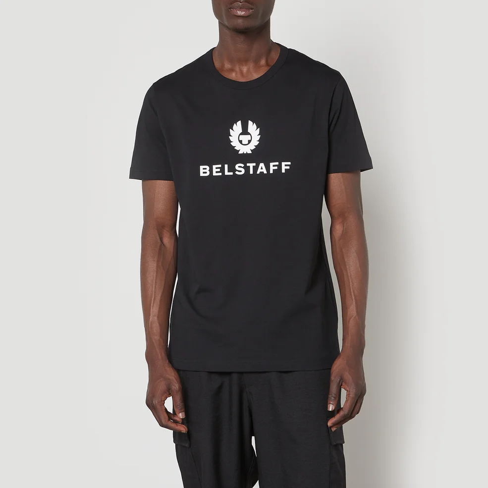 Belstaff Signature Logo-Print Cotton-Jersey T-Shirt Image 1