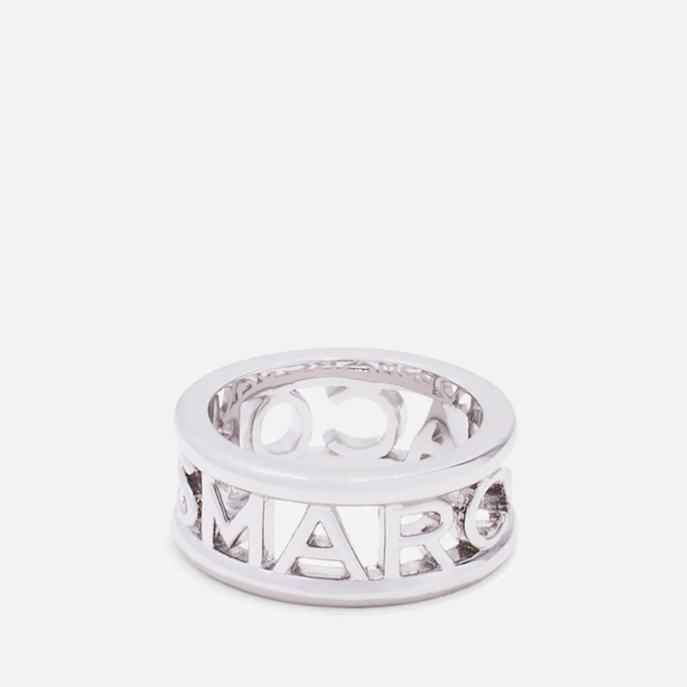 Marc Jacobs Silver-Tone Logo Ring Image 1
