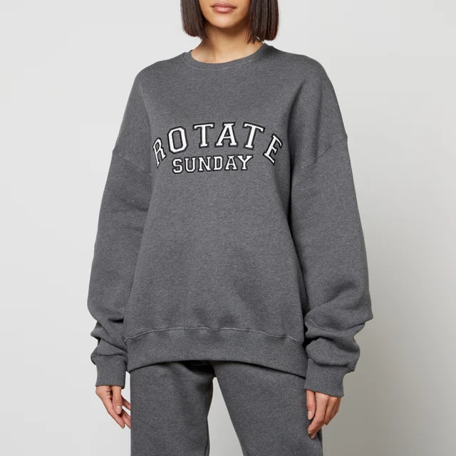 Rotate Sunday Mélange Cotton-Jersey Sweatshirt