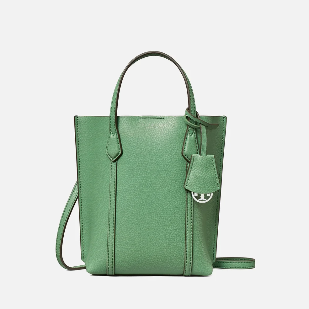 Tory Burch Mini Perry Leather Tote Bag Image 1