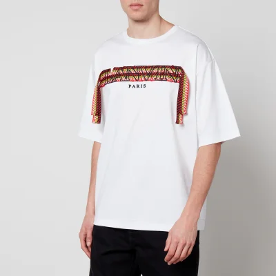 Lanvin Curb Logo-Embroidered Cotton-Jersey T-Shirt