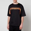 Lanvin Curb Logo-Embroidered Cotton-Jersey T-Shirt - Image 1