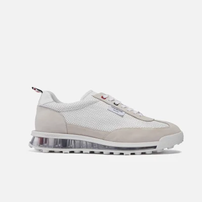 Thom Browne Men's Tech Runner Leather and Suede Trainers