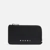 Marni Logo-Printed Leather Coin and Card Holder - Image 1