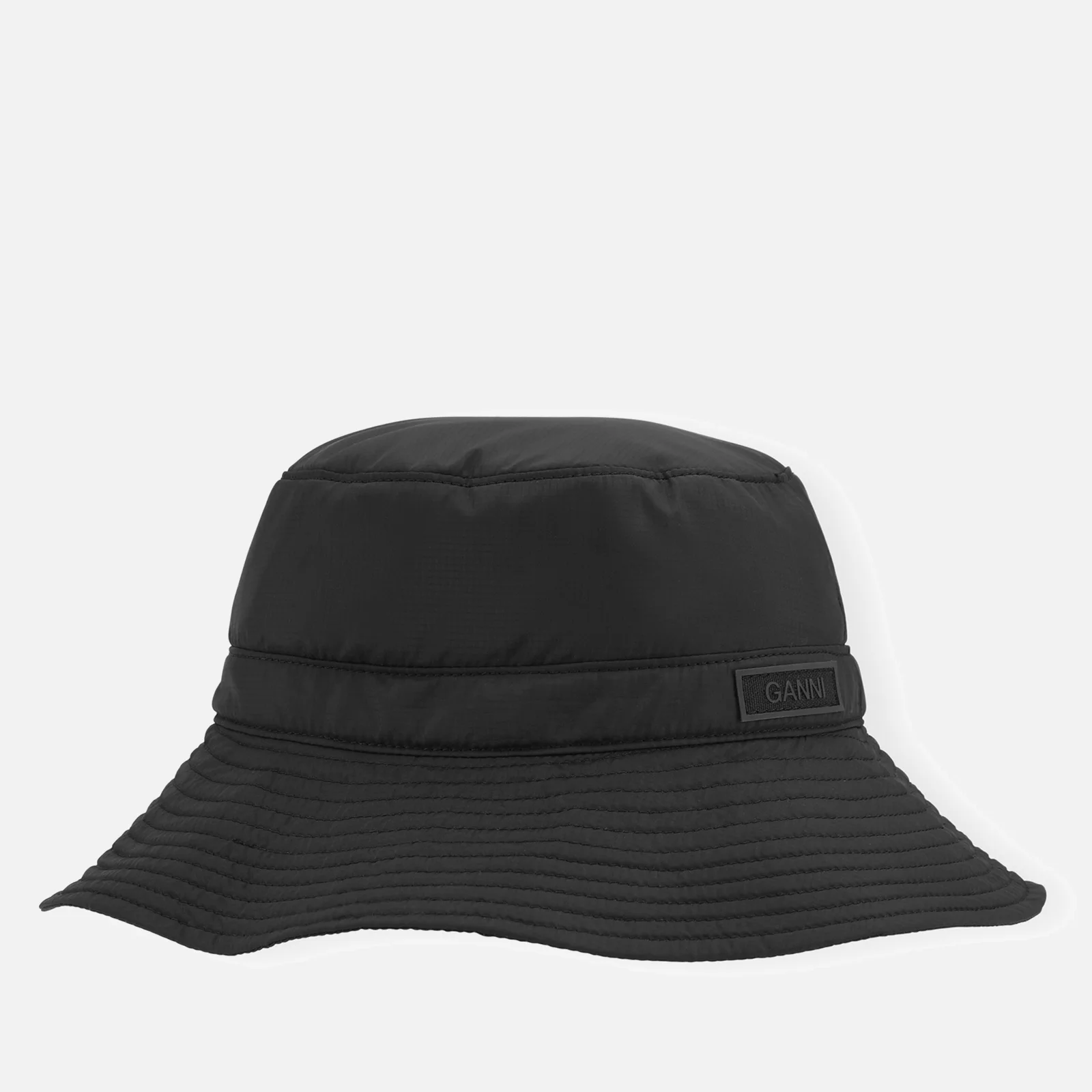 Ganni Recycled Shell Bucket Hat Image 1