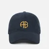 Anine Bing Jeremy Logo Cotton-Twill Baseball Cap - Image 1