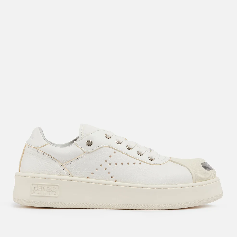 KENZO Men's Hoops Leather Trainers Image 1