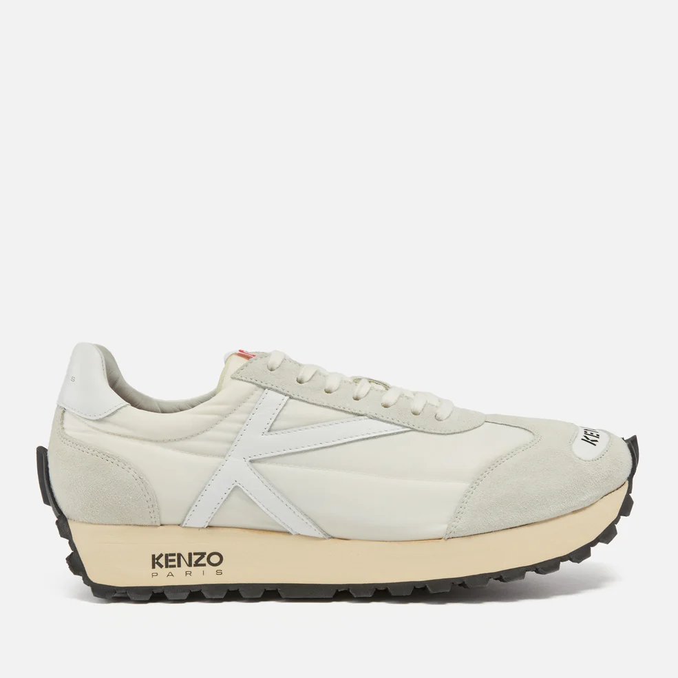 KENZO Men’s Smile Shell and Suede Trainers Image 1
