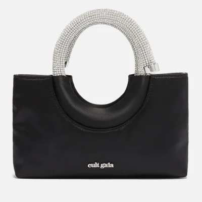 Cult Gaia Nika Crystal-Embellished Satin Bag