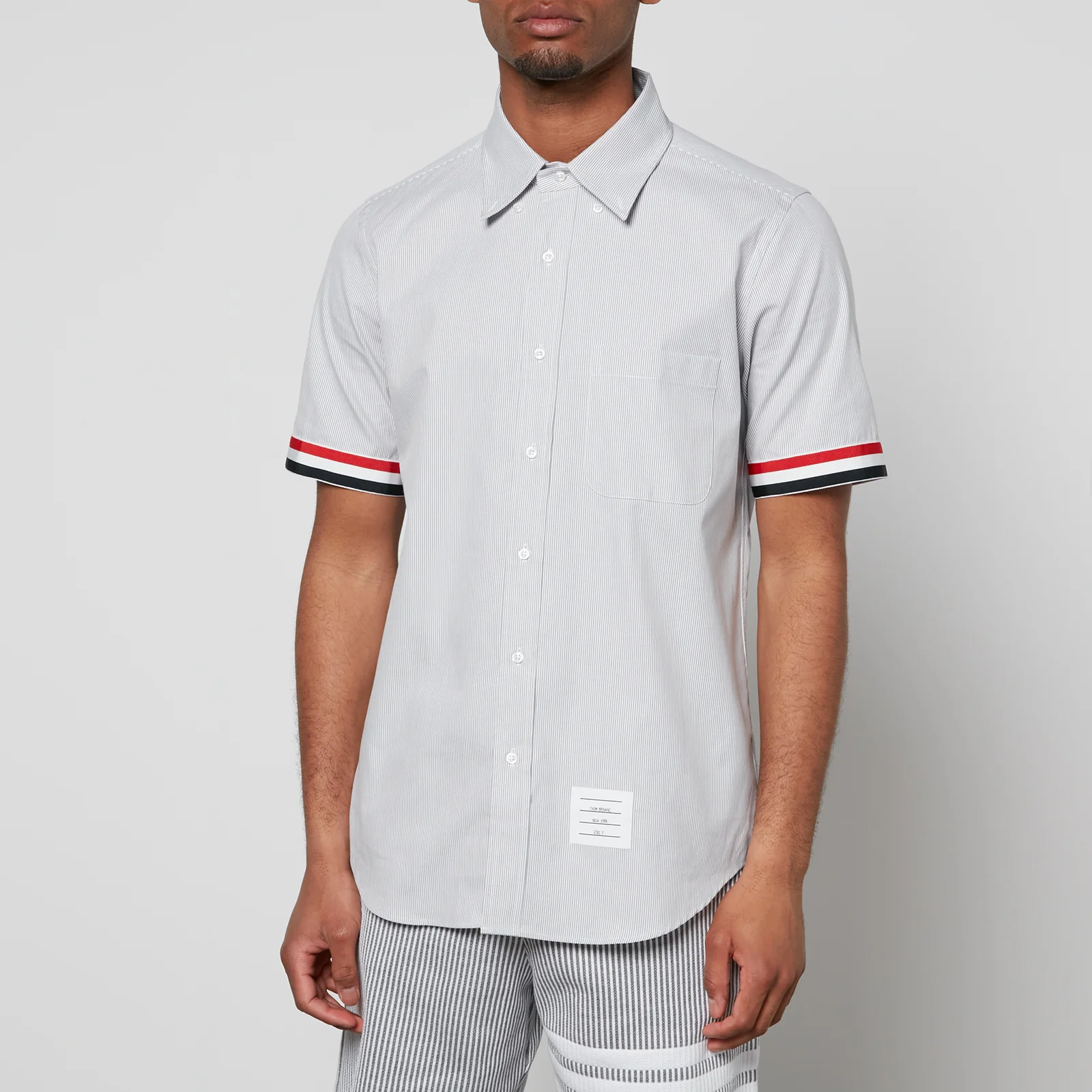Thom Browne Pinstriped Cotton Shirt Image 1