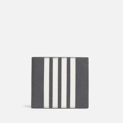 Thom Browne Striped Pebble-Grain Leather Billfold Wallet