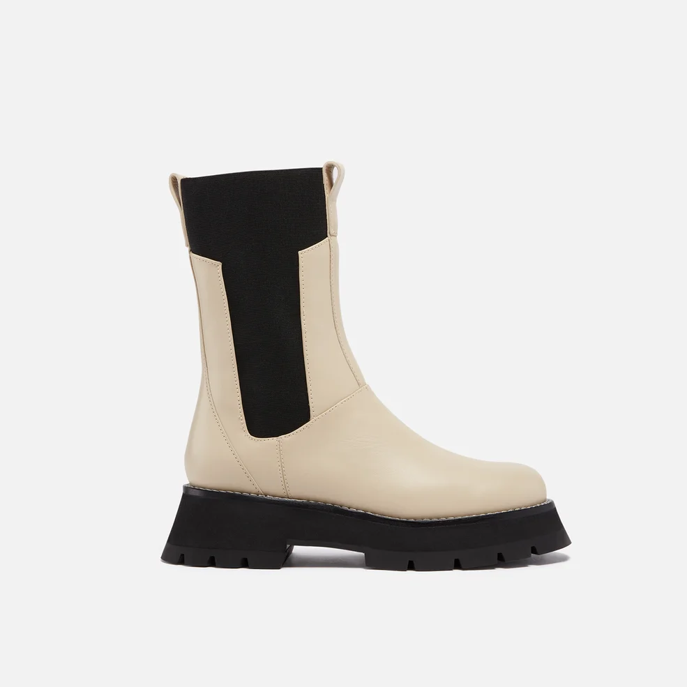 3.1 Philip Lim Women's Kate Leather Combat Boots Image 1