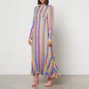 Olivia Rubin Agnes Striped Satin Dress - Image 1