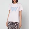 Ganni Butterfly Organic Cotton T-Shirt - Image 1
