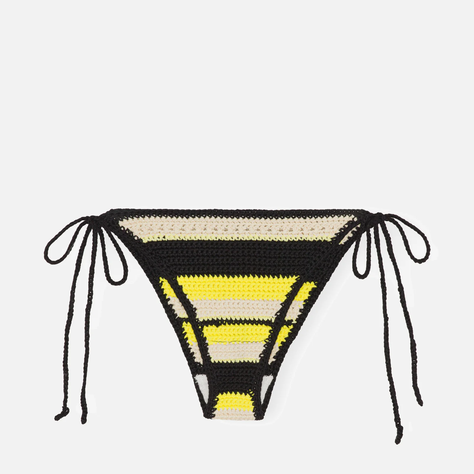 Ganni Crocheted Organic Cotton Bikini Briefs Image 1