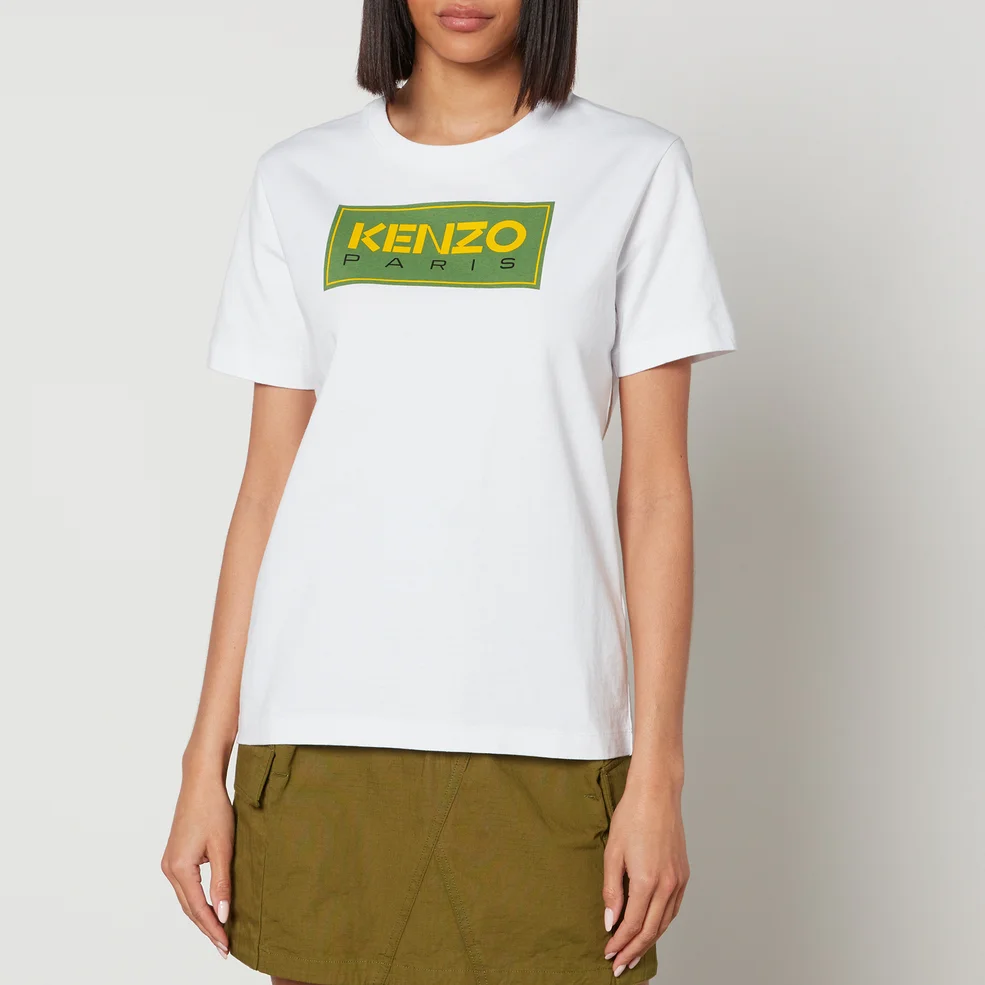 KENZO Logo-Print Cotton-Jersey T-Shirt Image 1