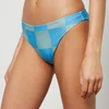 Stine Goya Dhalia Checked Stretch-Jersey Bikini Bottoms - Image 1