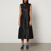 Stine Goya Jaxie Trimmed Satin Midi Dress - Image 1