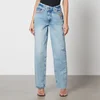 Good American Good 90s Crossover Embellished Denim Jeans - Image 1
