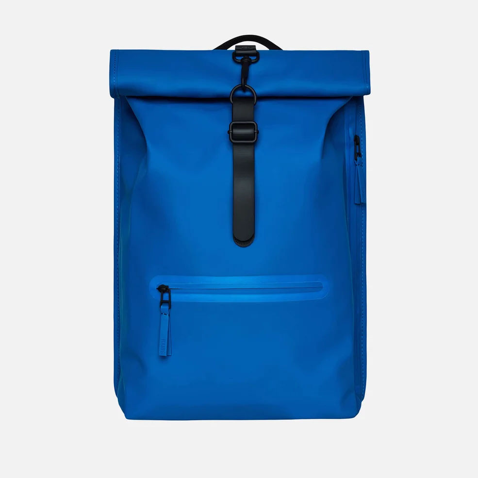 Rains Rolltop Coated Shell Backpack Image 1