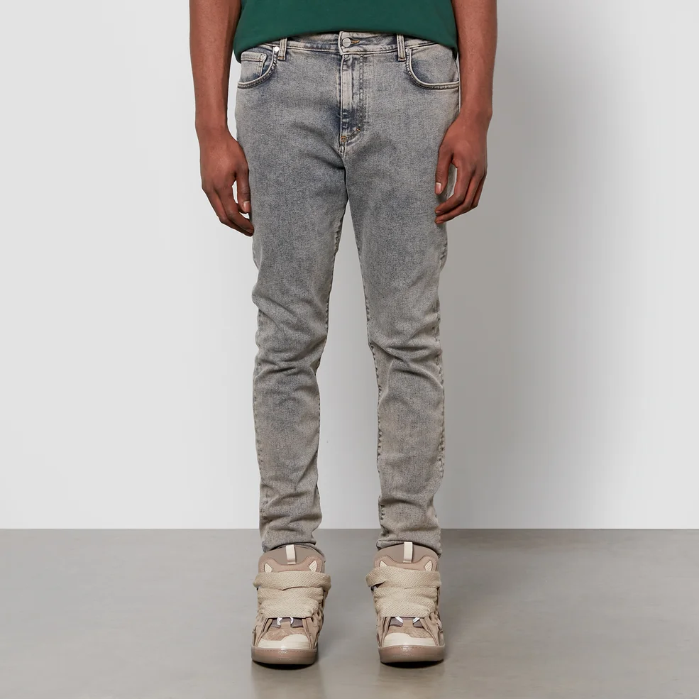REPRESENT Essential Washed Denim Straight-Leg Jeans Image 1