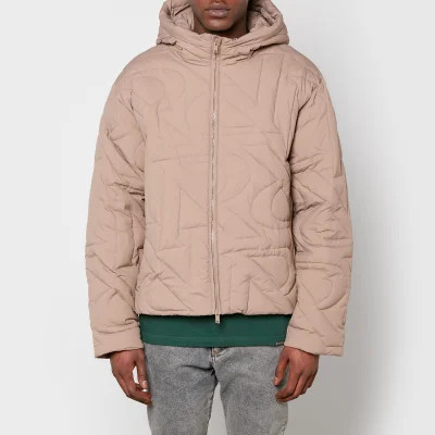 RESPRESENT Initial Quilted Nylon Hooded Jacket