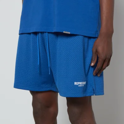 REPRESENT Owner’s Club Perforated Stretch-Jersey Shorts