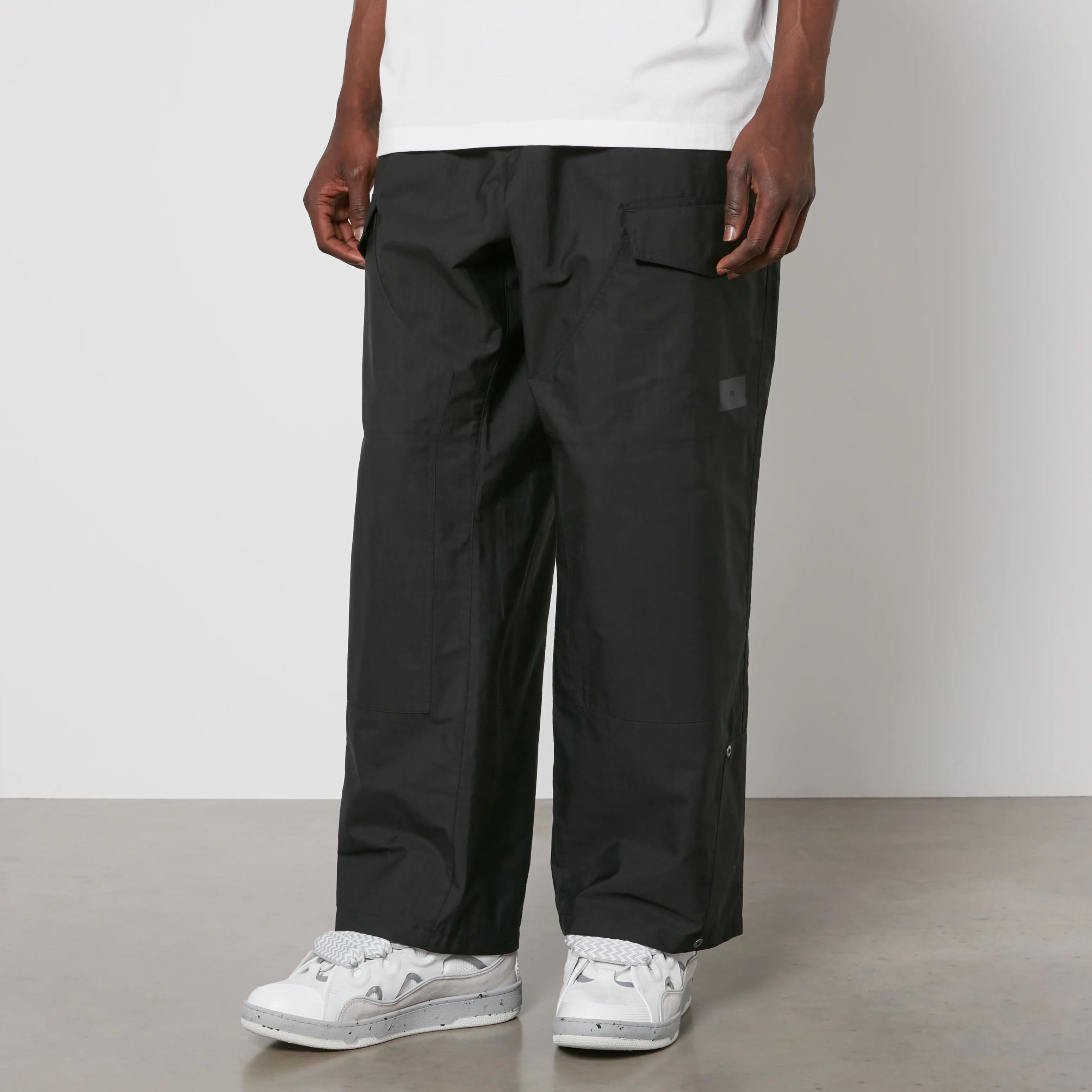 Y-3 Cotton-Blend Canvas Workwear Cargo Trousers Image 1