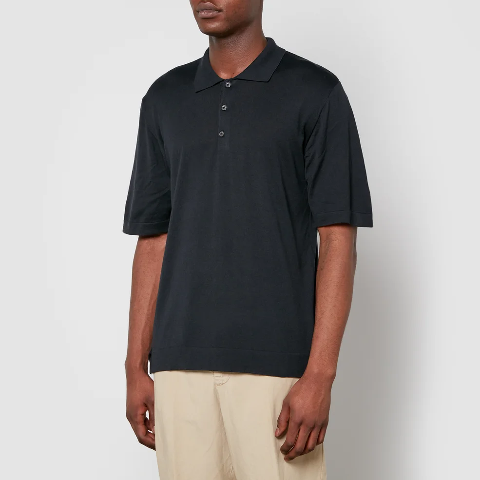 Officine Générale Brutus Organic Cotton-Blend Polo Shirt - S Image 1