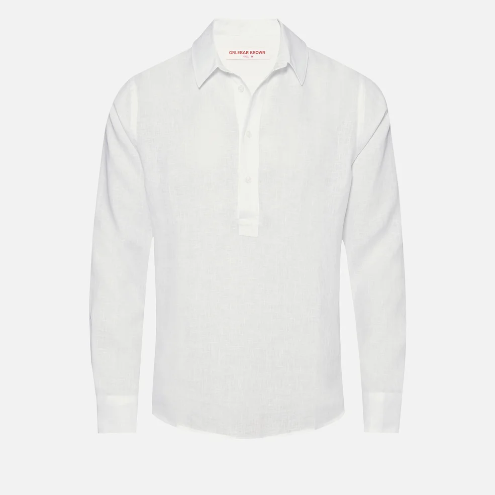 Orlebar Brown Percy Linen Shirt Image 1