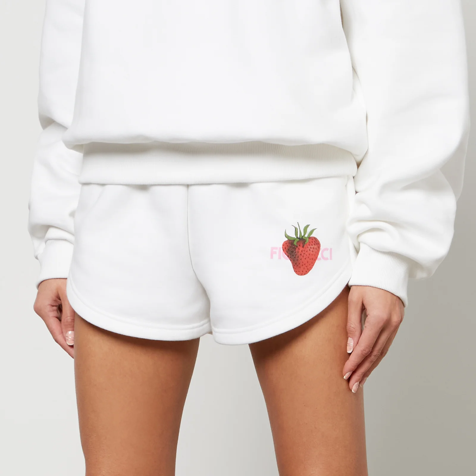 Fiorucci Strawberry Organic Cotton-Jersey Shorts Image 1