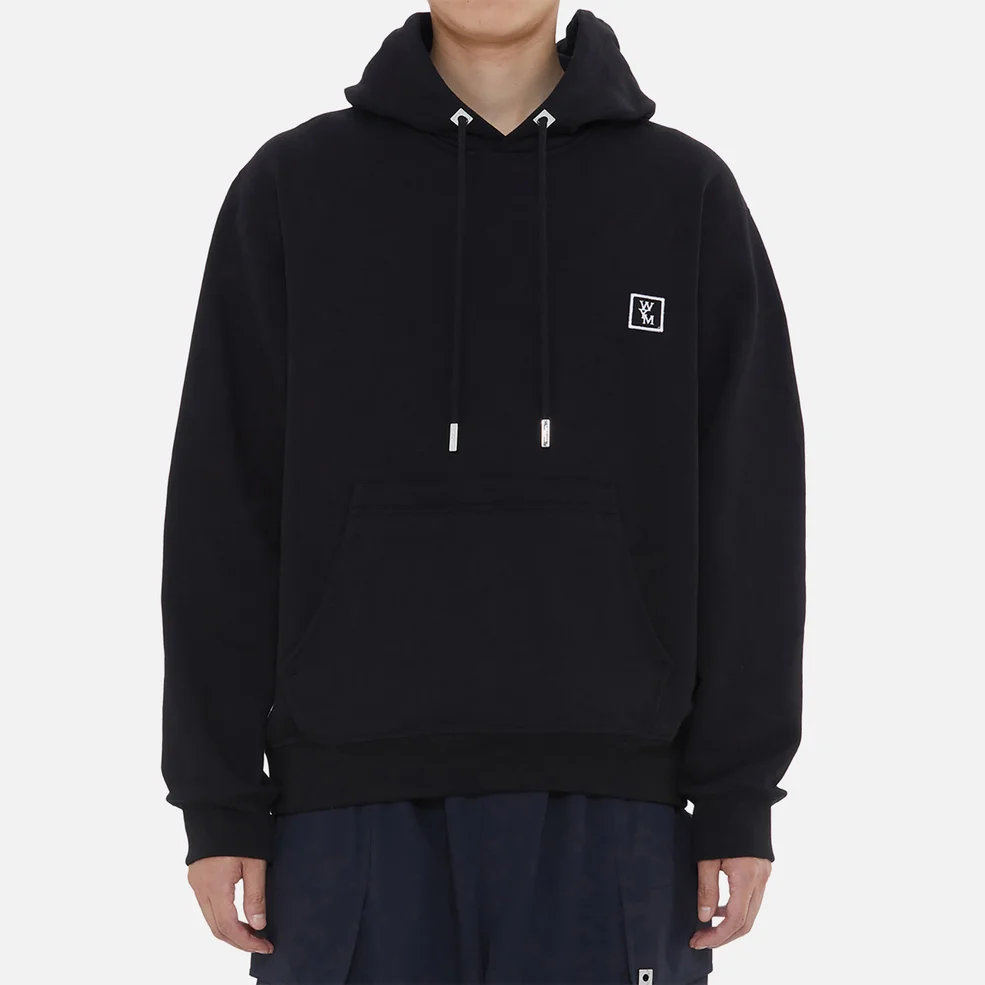 Wooyoungmi Logo-Print Cotton-Jersey Hoodie Image 1