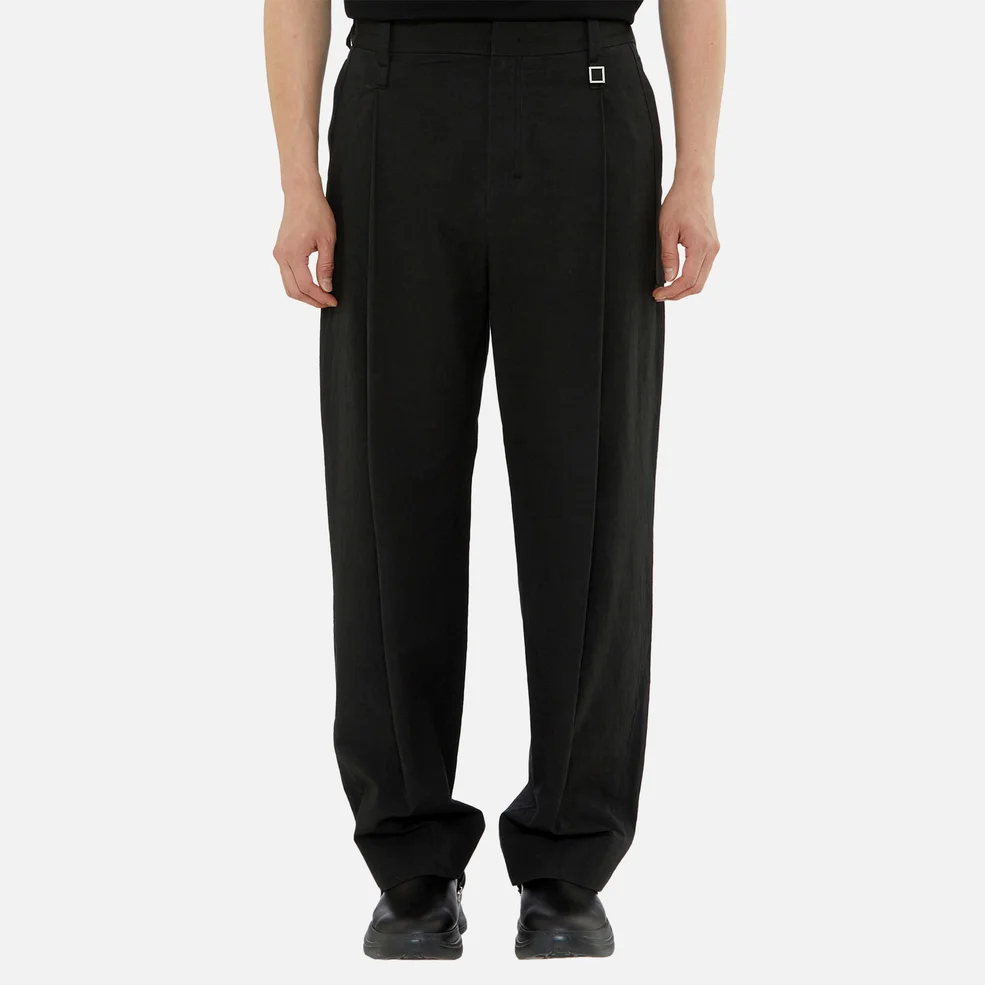 Wooyoungmi Cotton and Hemp-Blend Trousers Image 1