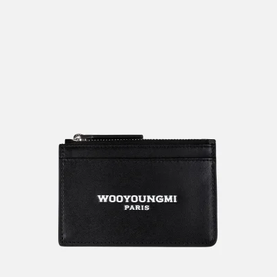 Wooyoungmi Logo-Printed Leather Cardholder