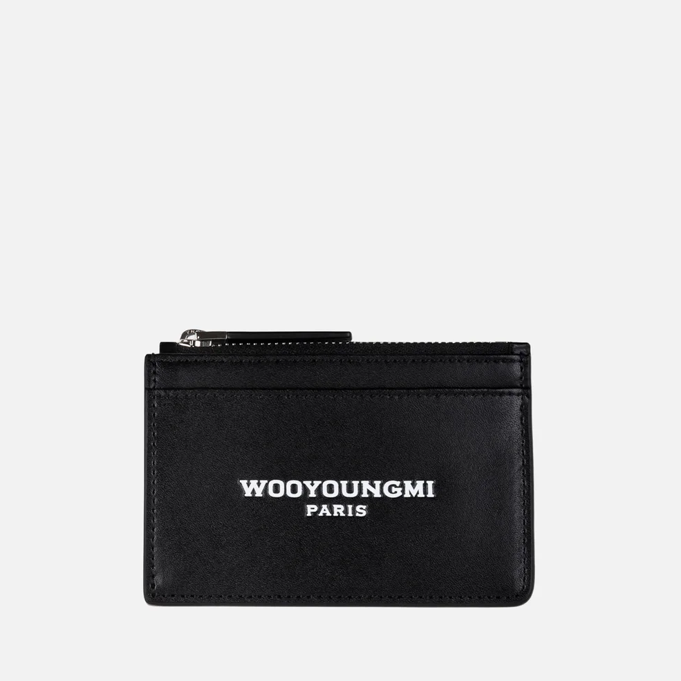 Wooyoungmi Logo-Printed Leather Cardholder Image 1