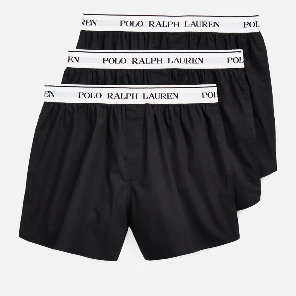 Polo Ralph Lauren Three-Pack Cotton-Poplin Boxers Image 1